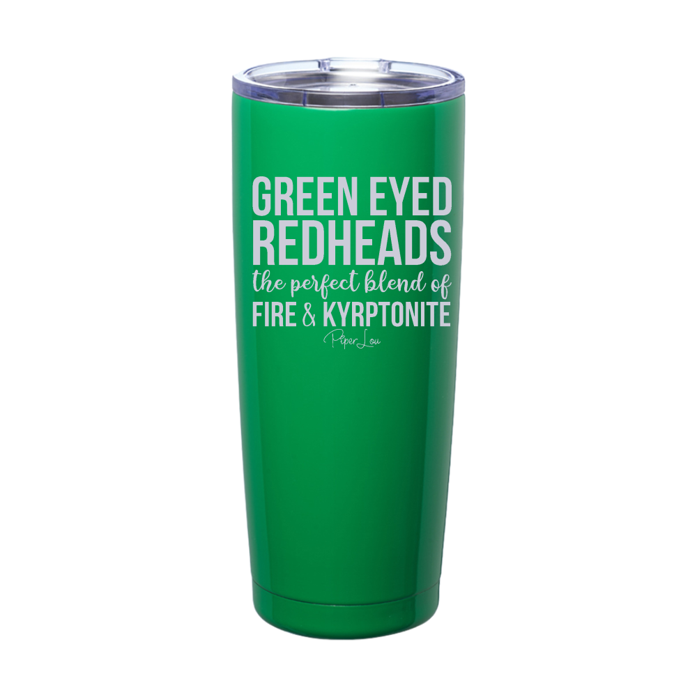 Green Eyed Redheads Laser Etched Tumbler