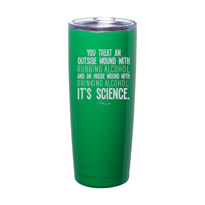 Rubbing Alcohol Drinking Alcohol Laser Etched Tumbler