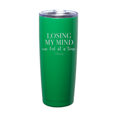 Losing My Mind One Kid At A Time Laser Etched Tumbler