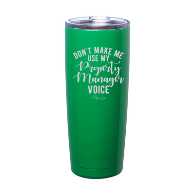 Property Manager Voice Laser Etched Tumbler