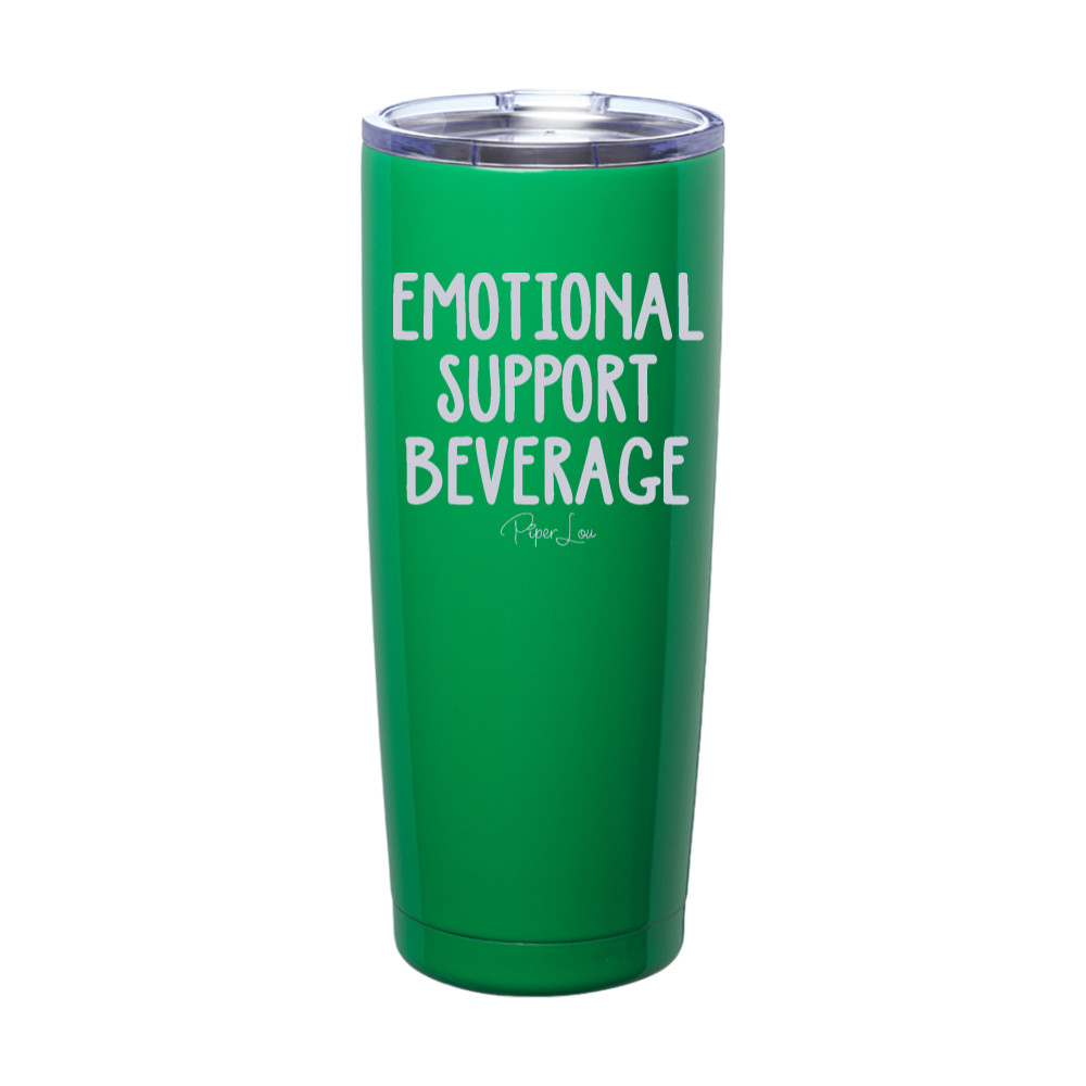 Emotional Support Beverage Laser Etched Tumbler
