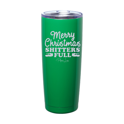 Merry Christmas Shitters Full Laser Etched Tumbler