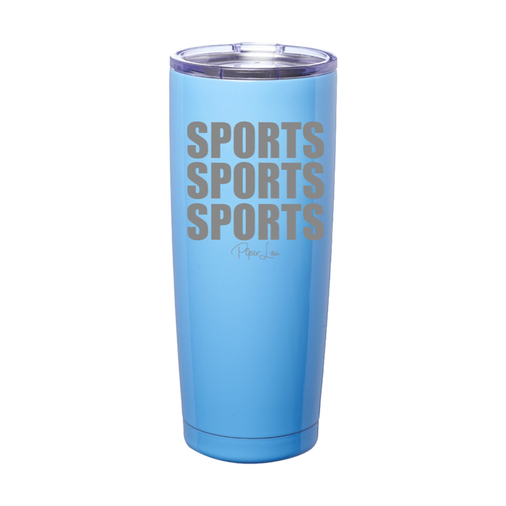 Sports Sports Sports Laser Etched Tumbler