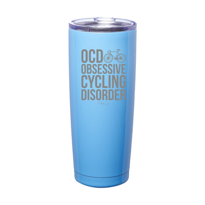 Obsessive Cycling Disorder Laser Etched Tumbler