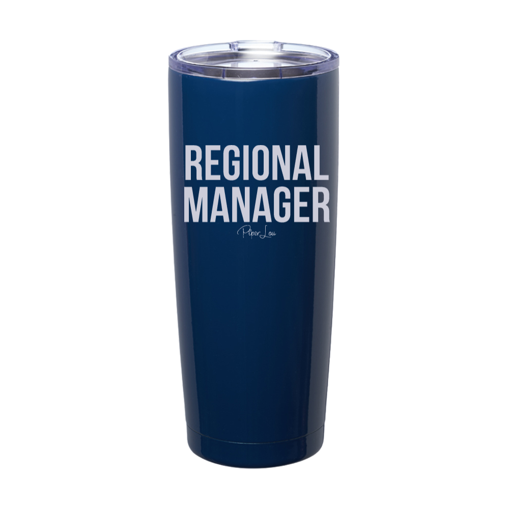Regional Manager Laser Etched Tumbler