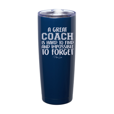 A Great Coach Laser Etched Tumbler