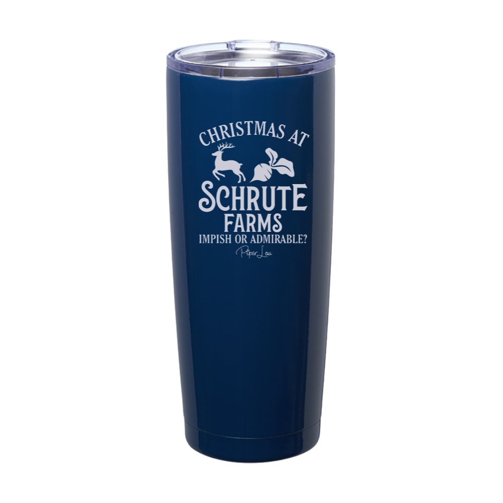 Christmas At Schrute Farms Laser Etched Tumbler