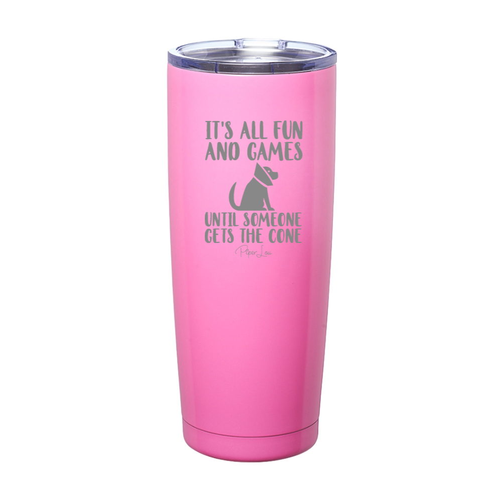 Until Someone Ends Up In A Cone Laser Etched Tumbler