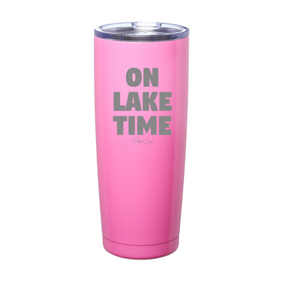 Thirsty Thursday | On Lake Time Laser Etched Tumbler