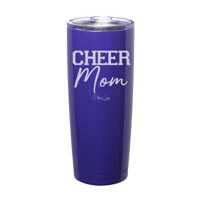 Cheer Mom Laser Etched Tumbler