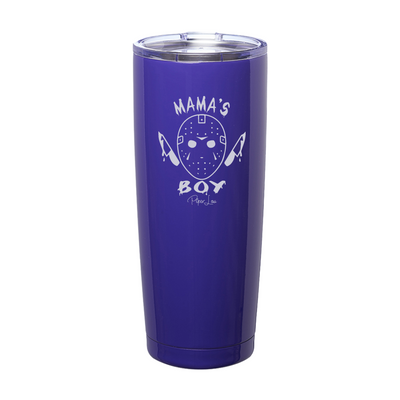 Mama's Boy Horror Laser Etched Tumbler