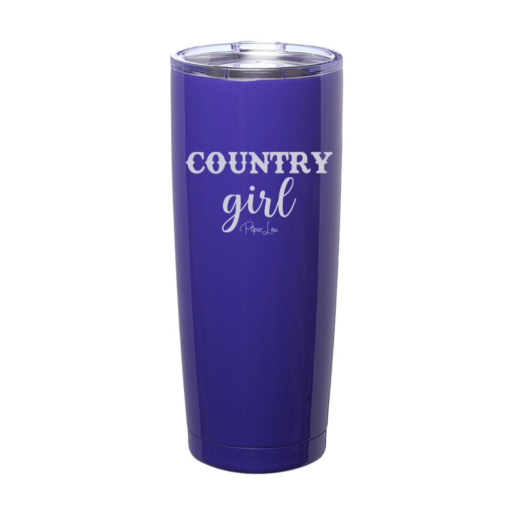 Country Girl Laser Etched Tumbler