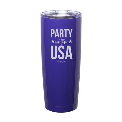 Party In The USA Laser Etched Tumbler