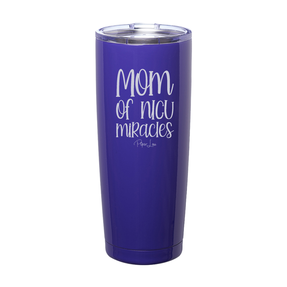 Mom Of NICU Miracles Laser Etched Tumbler