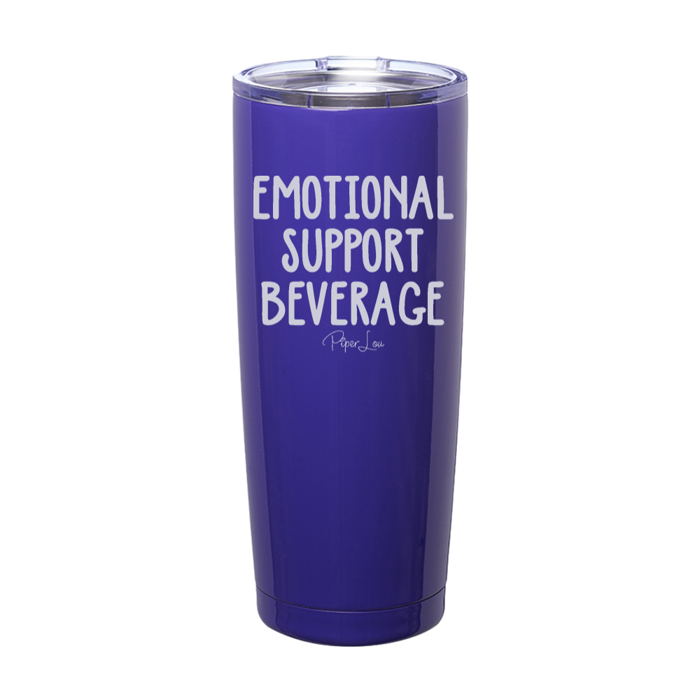 Emotional Support Beverage Laser Etched Tumbler