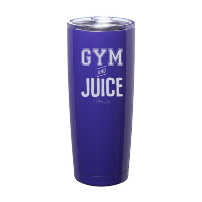Gym and Juice Laser Etched Tumbler