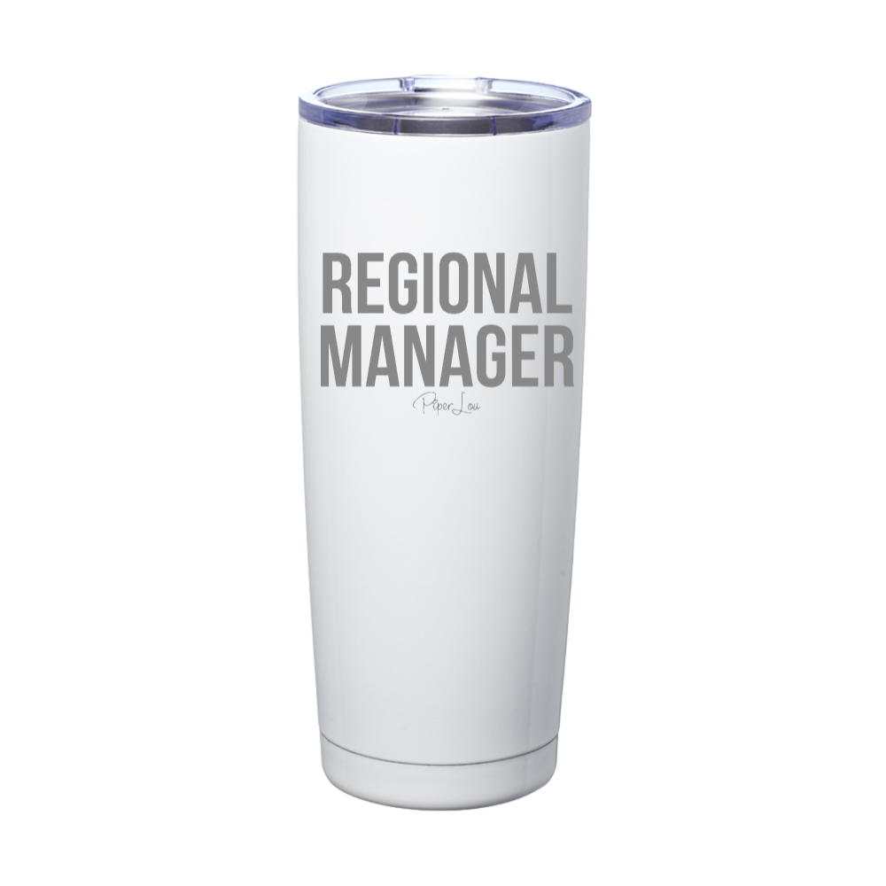 Regional Manager Laser Etched Tumbler