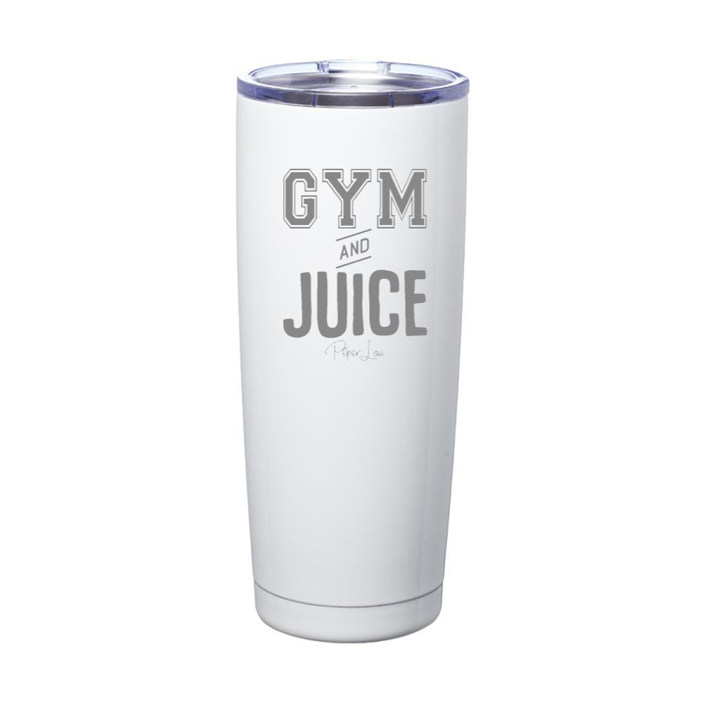 Gym and Juice Laser Etched Tumbler