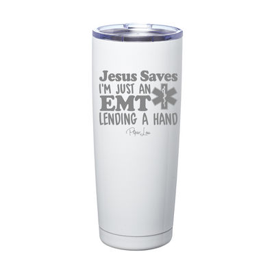Jesus Saves EMT Laser Etched Tumbler