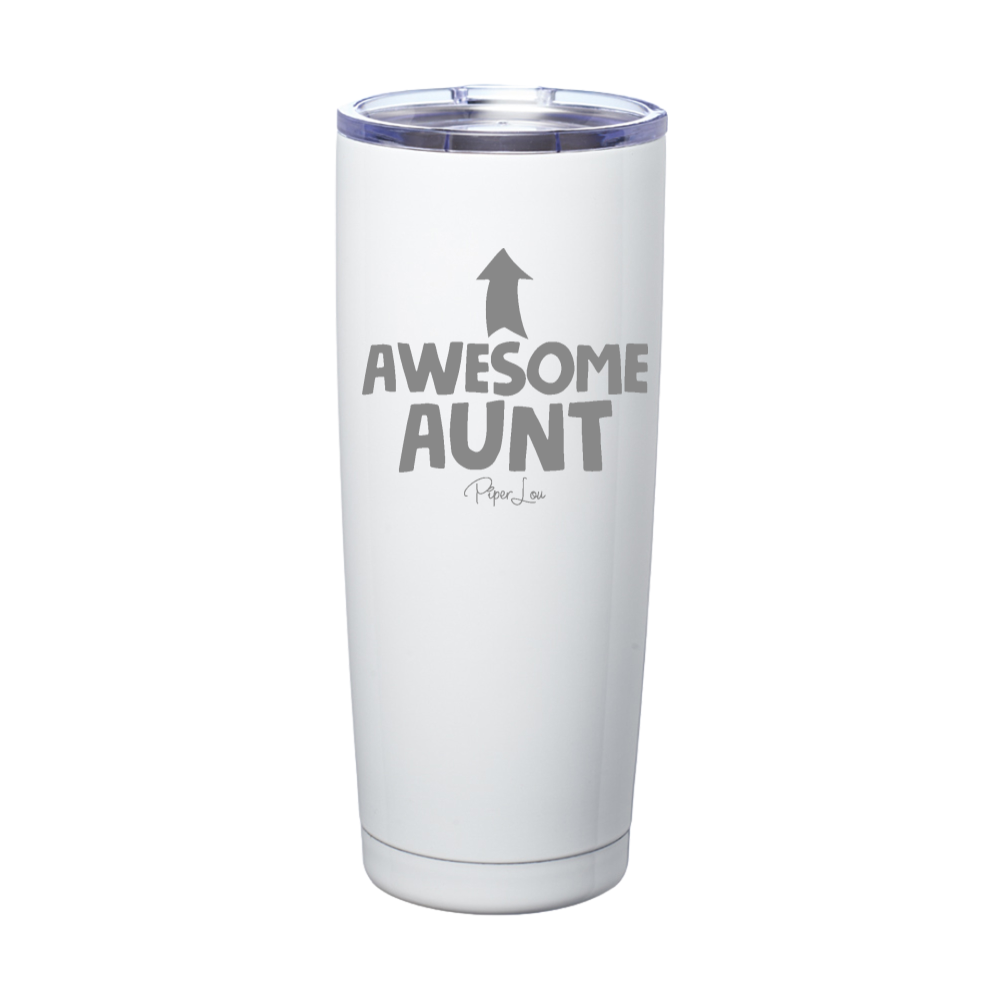 Awesome Aunt Laser Etched Tumbler