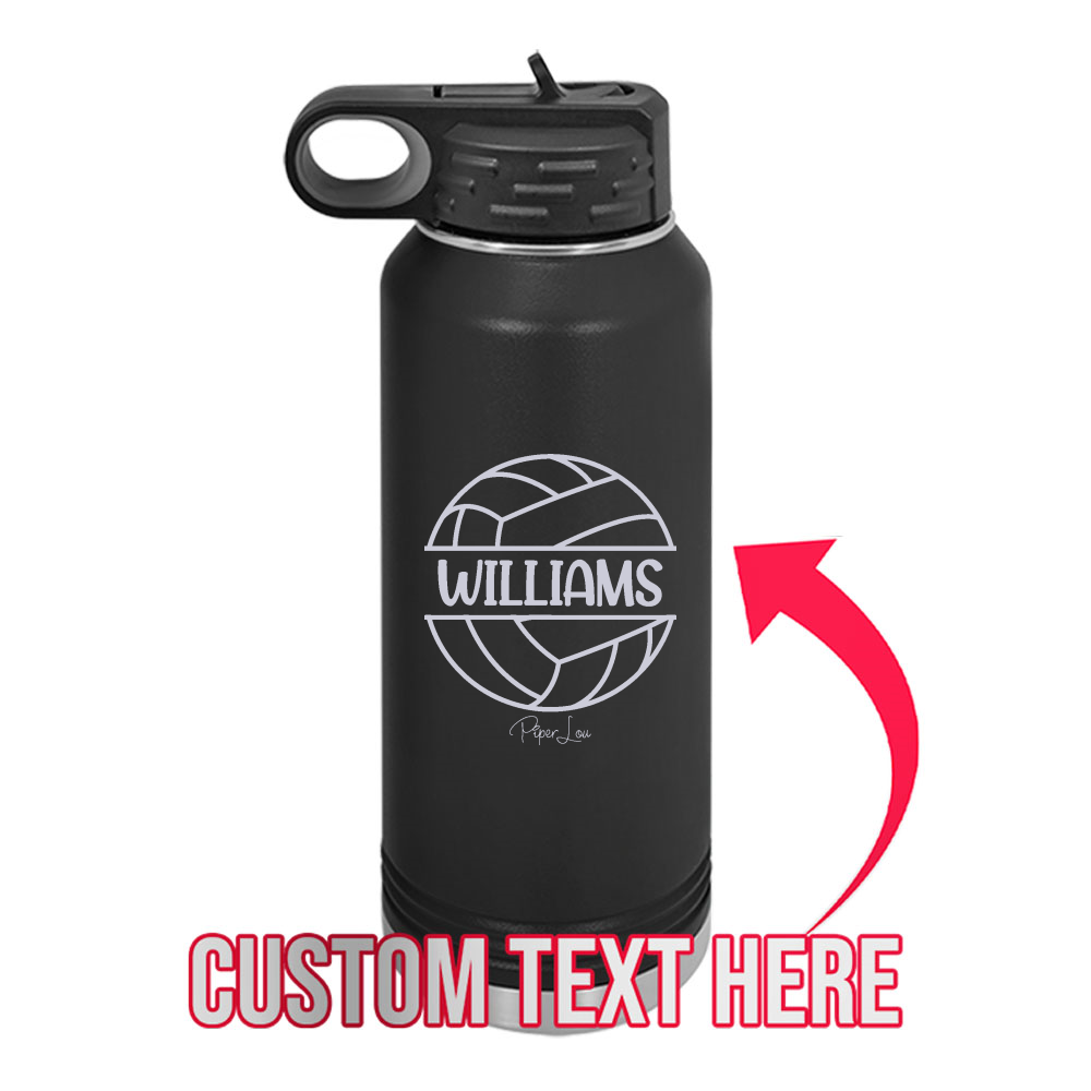 (CUSTOM) Name Volleyball Water Bottle