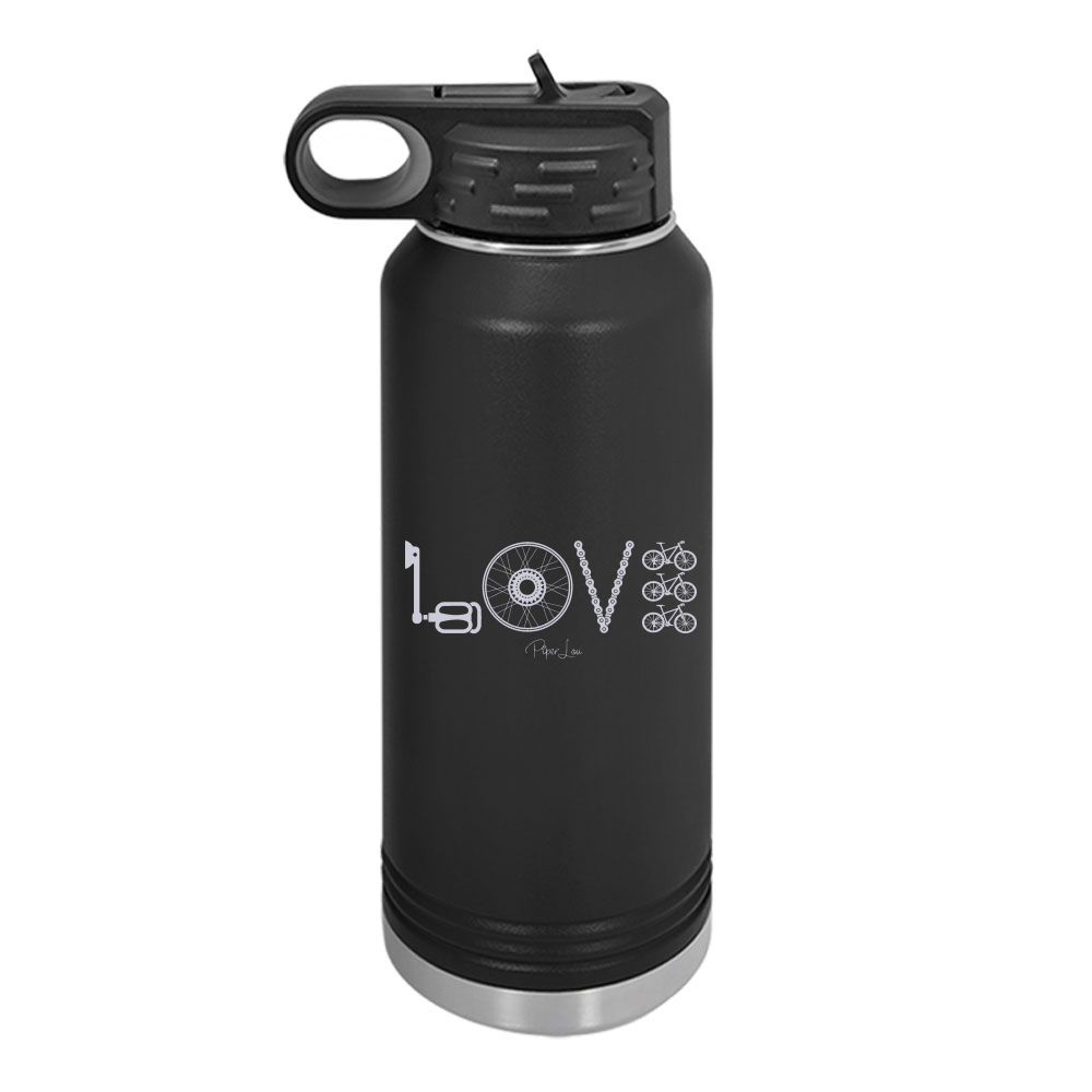 Cycling Love Water Bottle