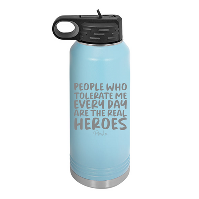 People Who Tolerate Me Water Bottle
