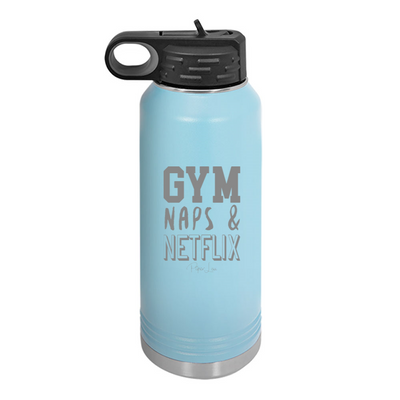 Gym Naps Netflix Water Bottle