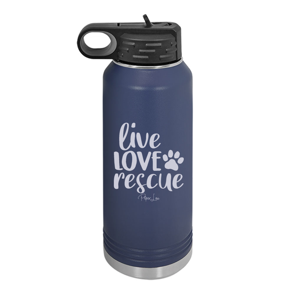 Live Love Rescue Water Bottle