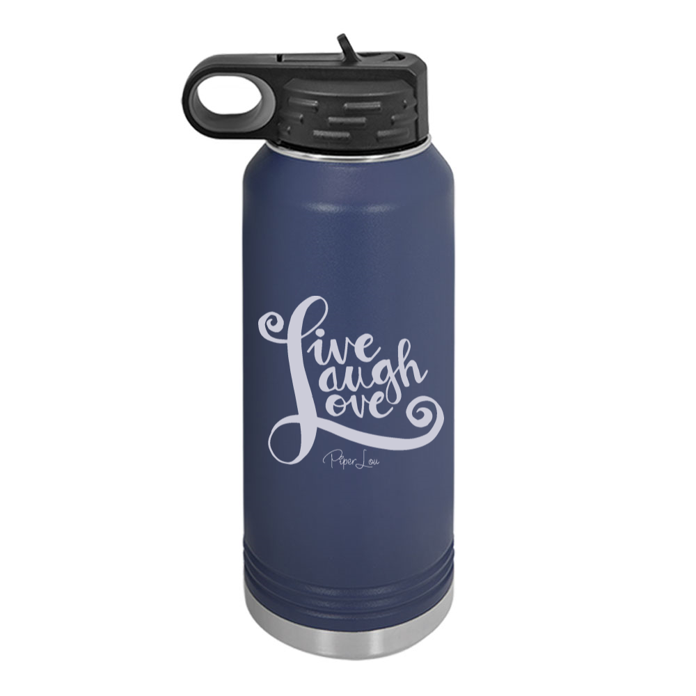 Live Laugh Love Water Bottle