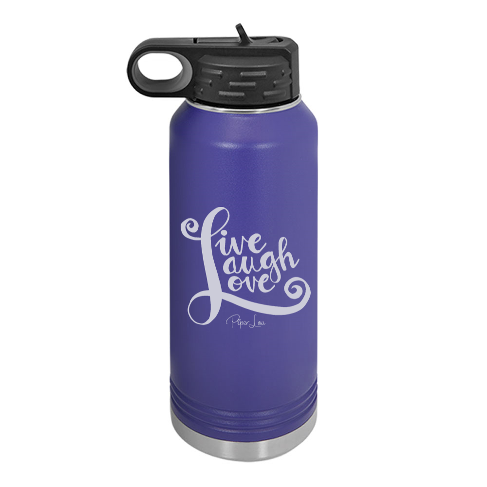 Live Laugh Love Water Bottle