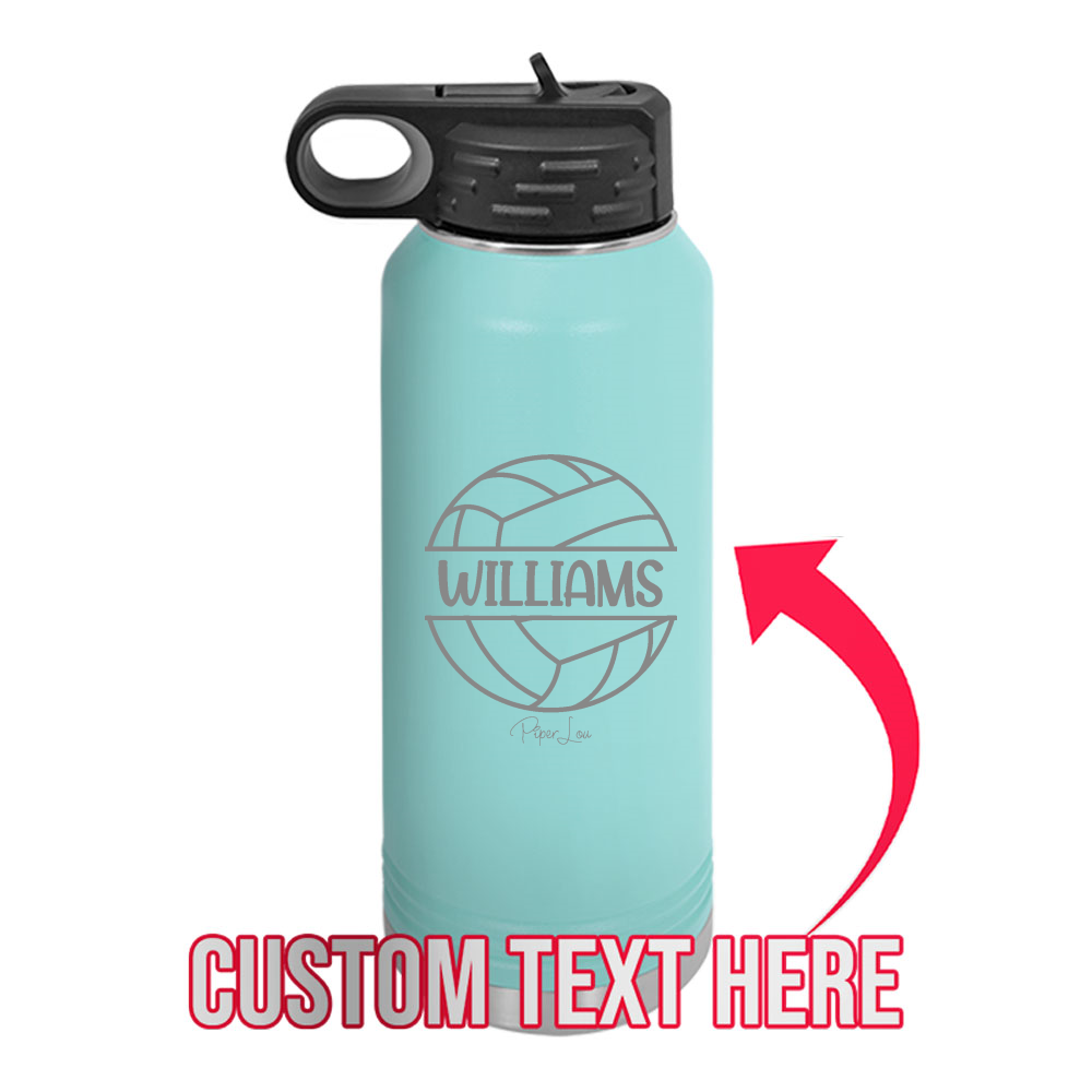 (CUSTOM) Name Volleyball Water Bottle