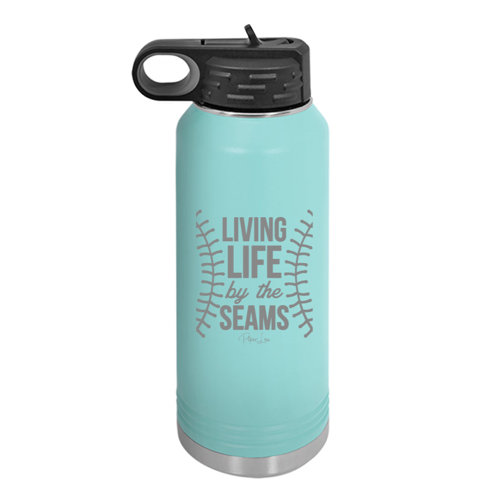 Living Life By The Seams Water Bottle