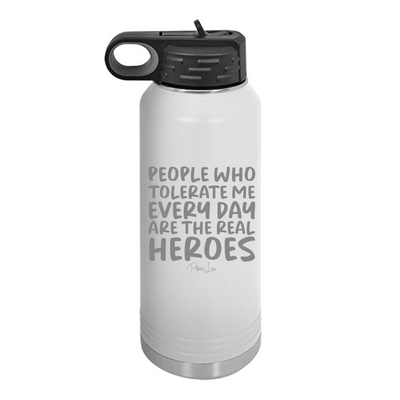People Who Tolerate Me Water Bottle
