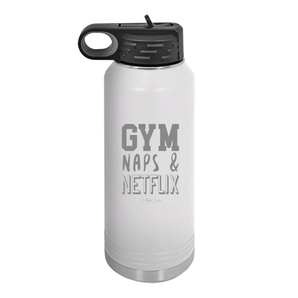 Gym Naps Netflix Water Bottle