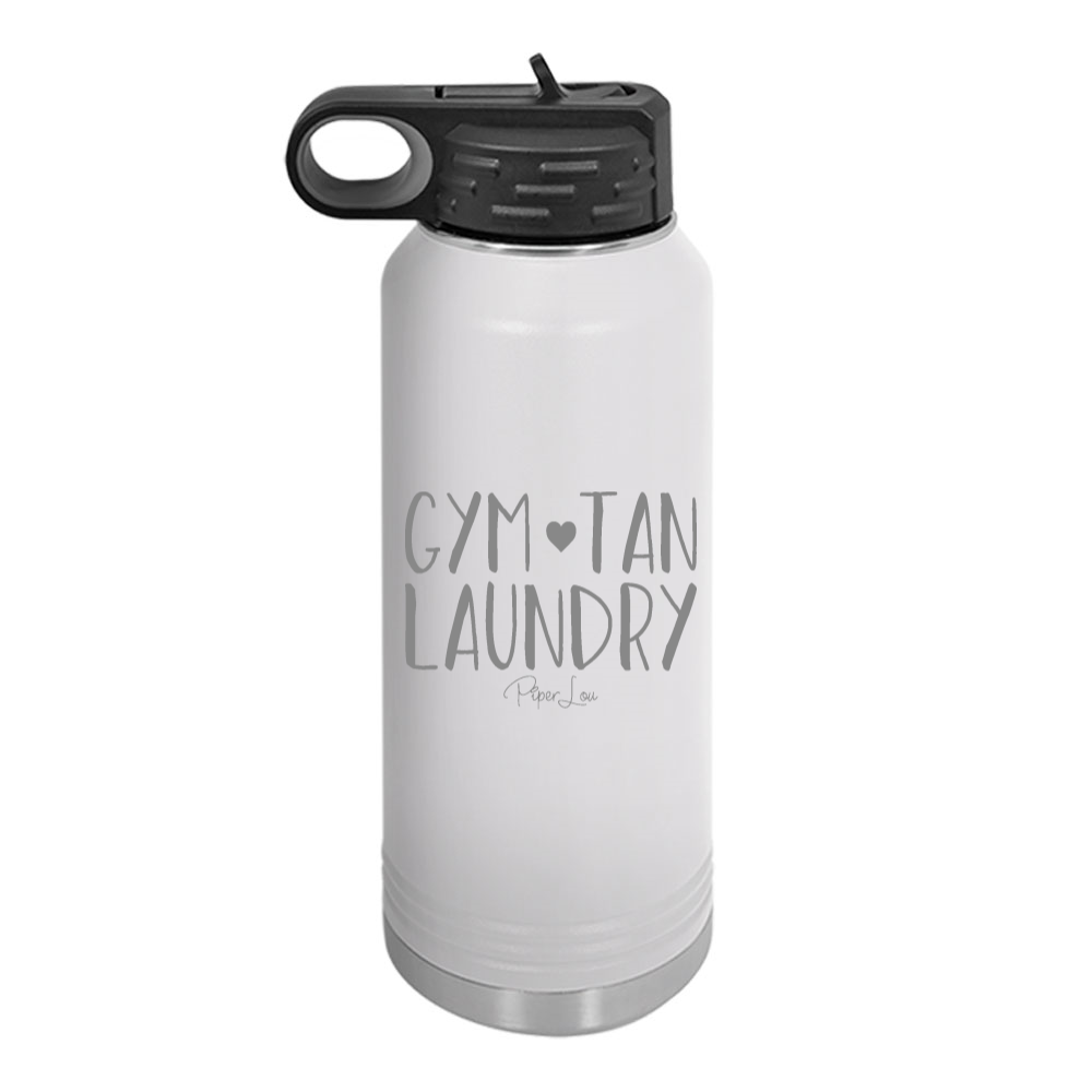 Gym Tan Laundry Water Bottle