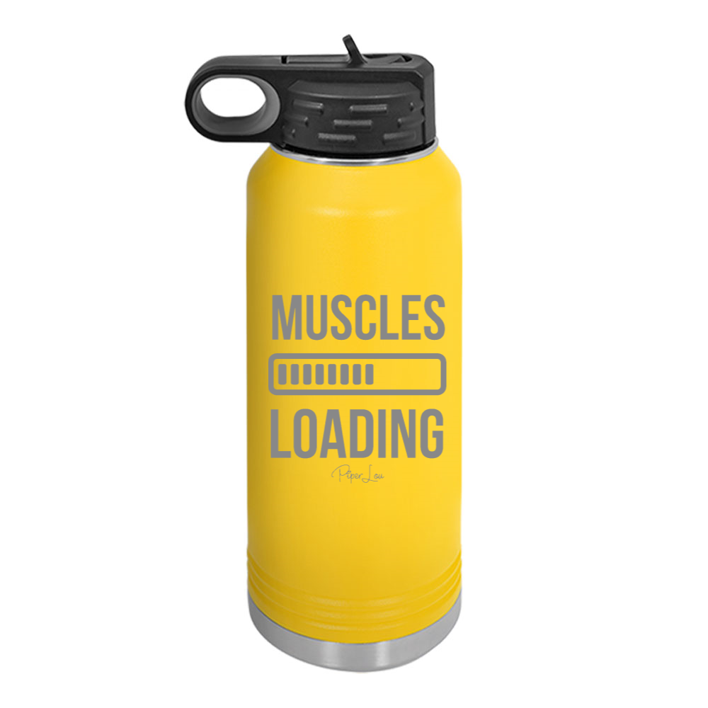 Muscles Loading Water Bottle