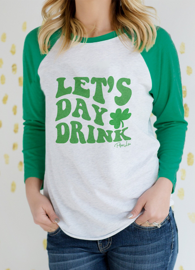 St. Patrick's Day Apparel | Let's Day Drink Shamrock