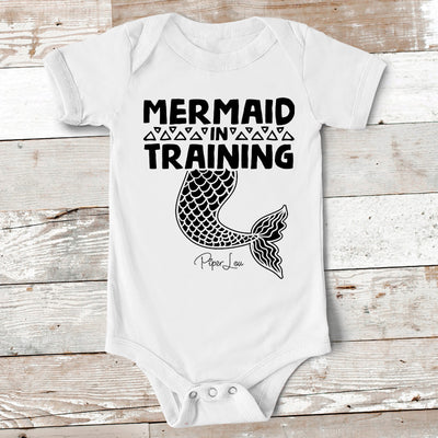 Mermaid In Training Baby Onesie