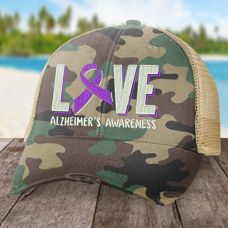 Alzheimer's Love Ribbon Hat