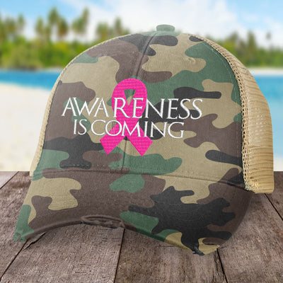Awareness Is Coming Breast Cancer Hat