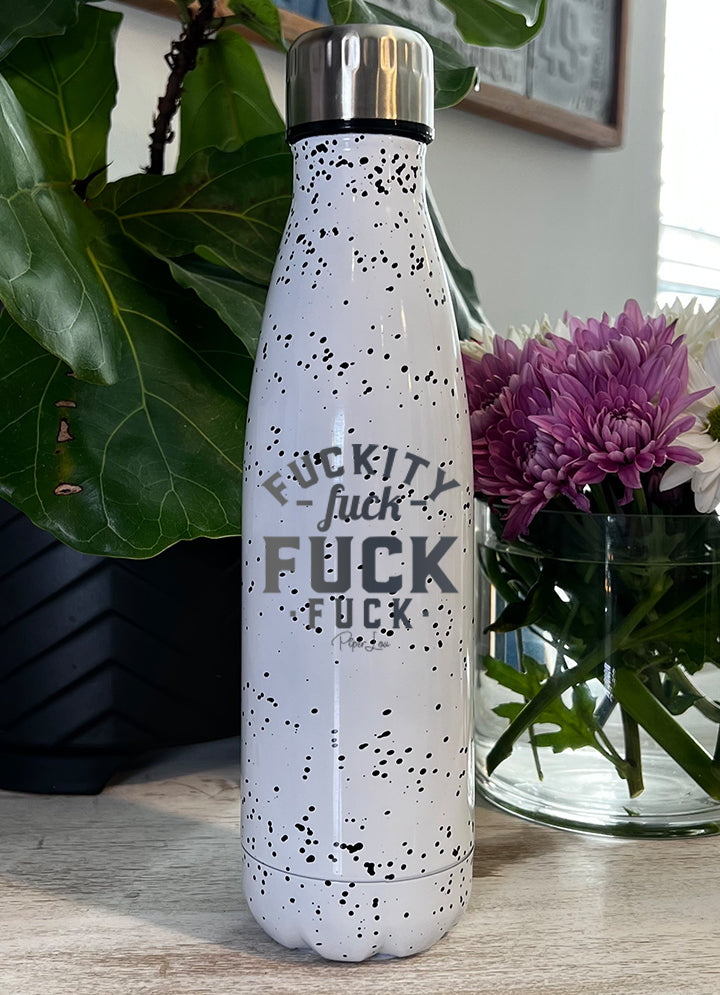 Clearance | Fuckity Fuck Speckled 17oz Water Bottle