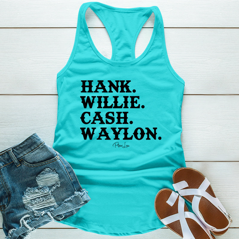 Hank Willie Cash Waylon
