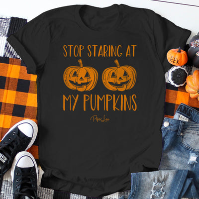 Halloween Apparel | Stop Staring at My Pumpkins