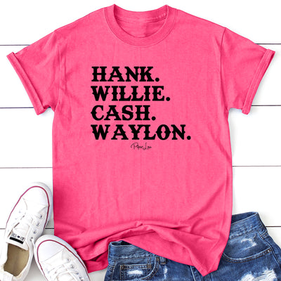 Hank Willie Cash Waylon