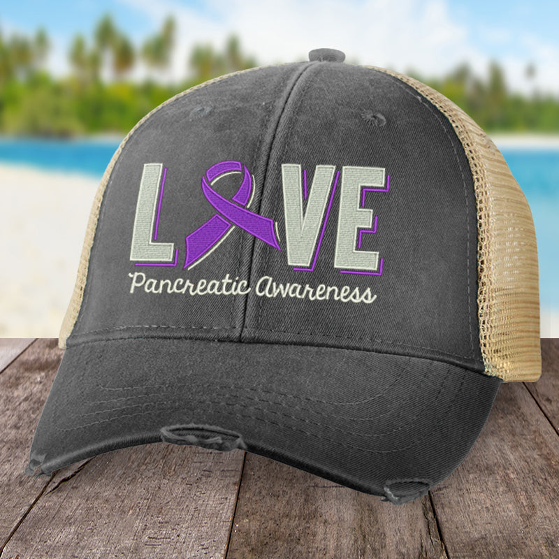 Pancreatic Cancer Love Ribbon Hat