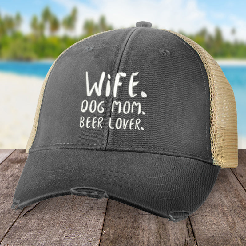 Wife Dog Mom Beer Lover Hat