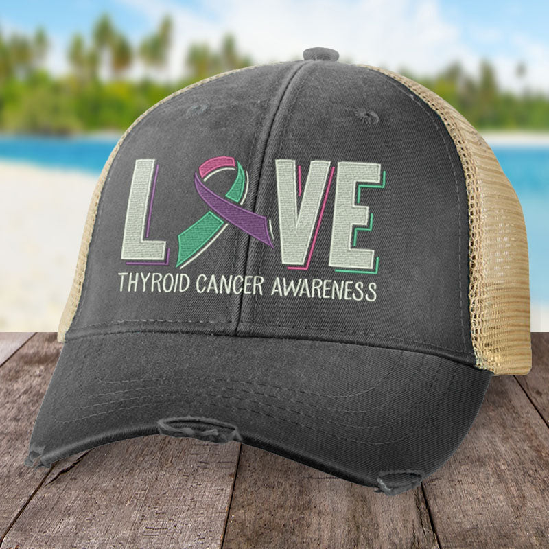 Thyroid Cancer Love Ribbon Hat