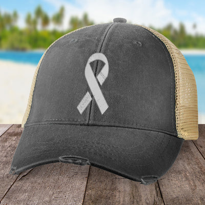 Brain Cancer Micro Ribbon Hat