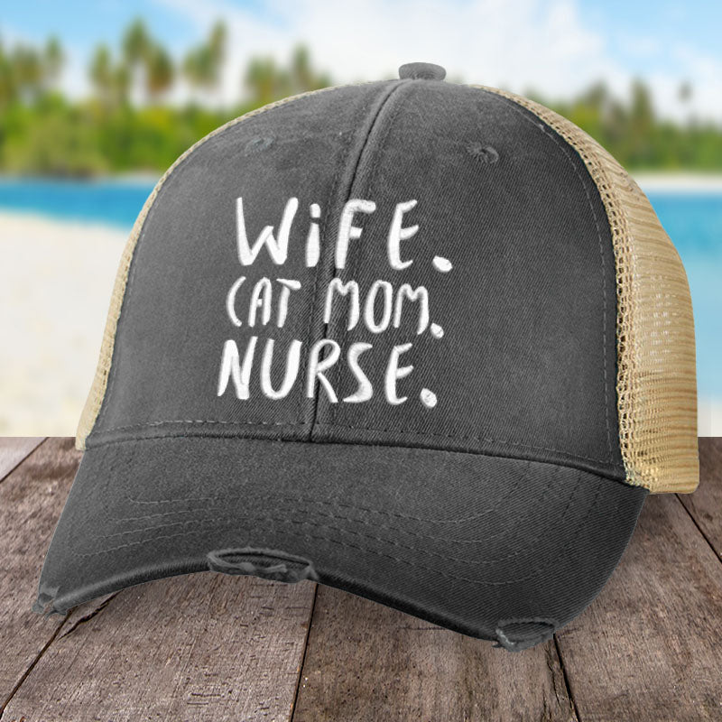 Wife Cat Mom Nurse Hat